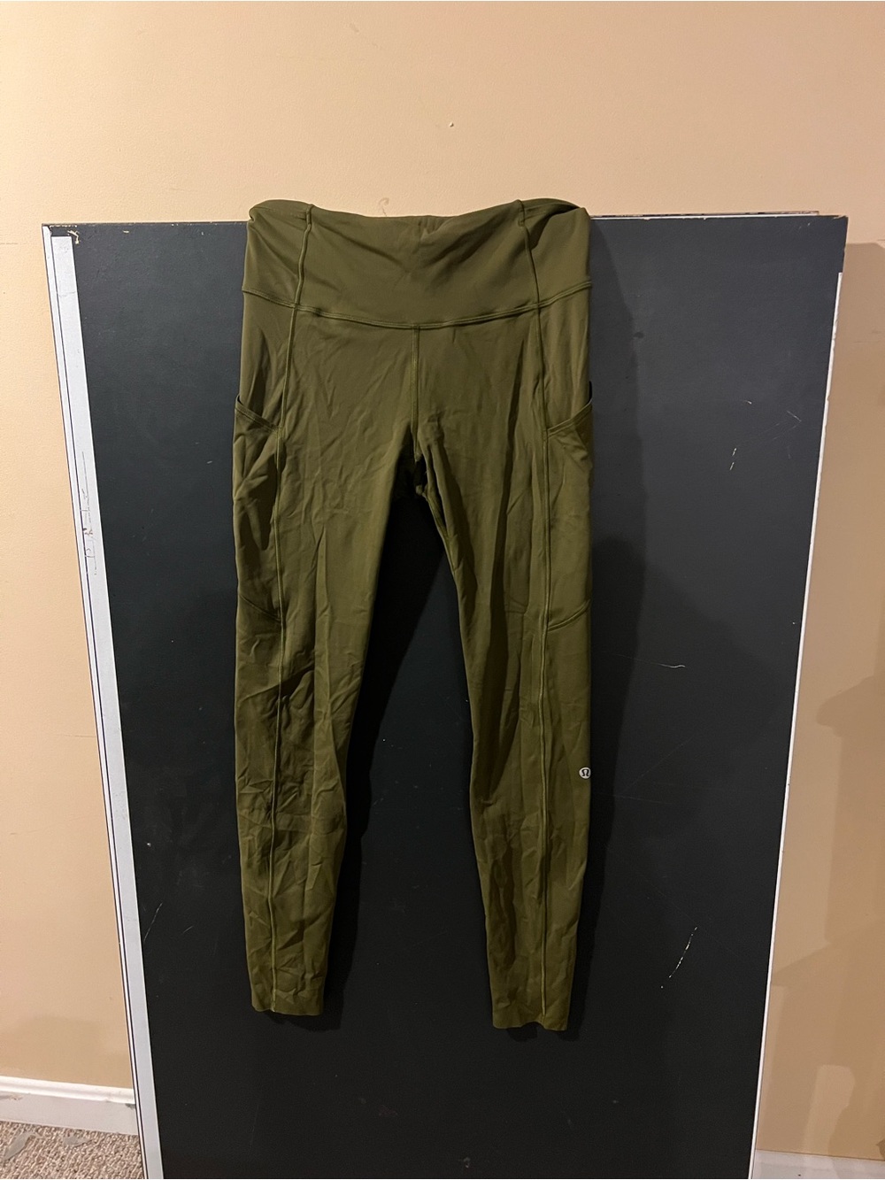 Lululemon Olive Green High-Waist Leggings
